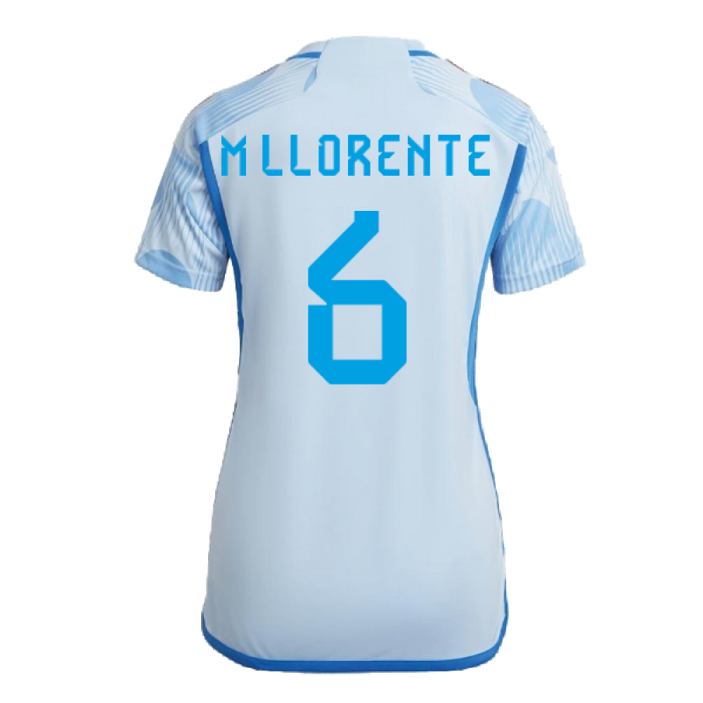 2022-2023 Spain Away Shirt (Ladies) (M LLORENTE 6)