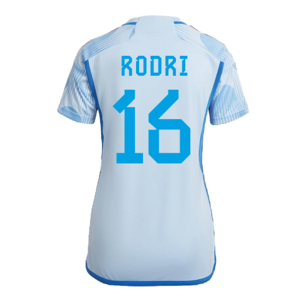 2022-2023 Spain Away Shirt (Ladies) (RODRI 16)