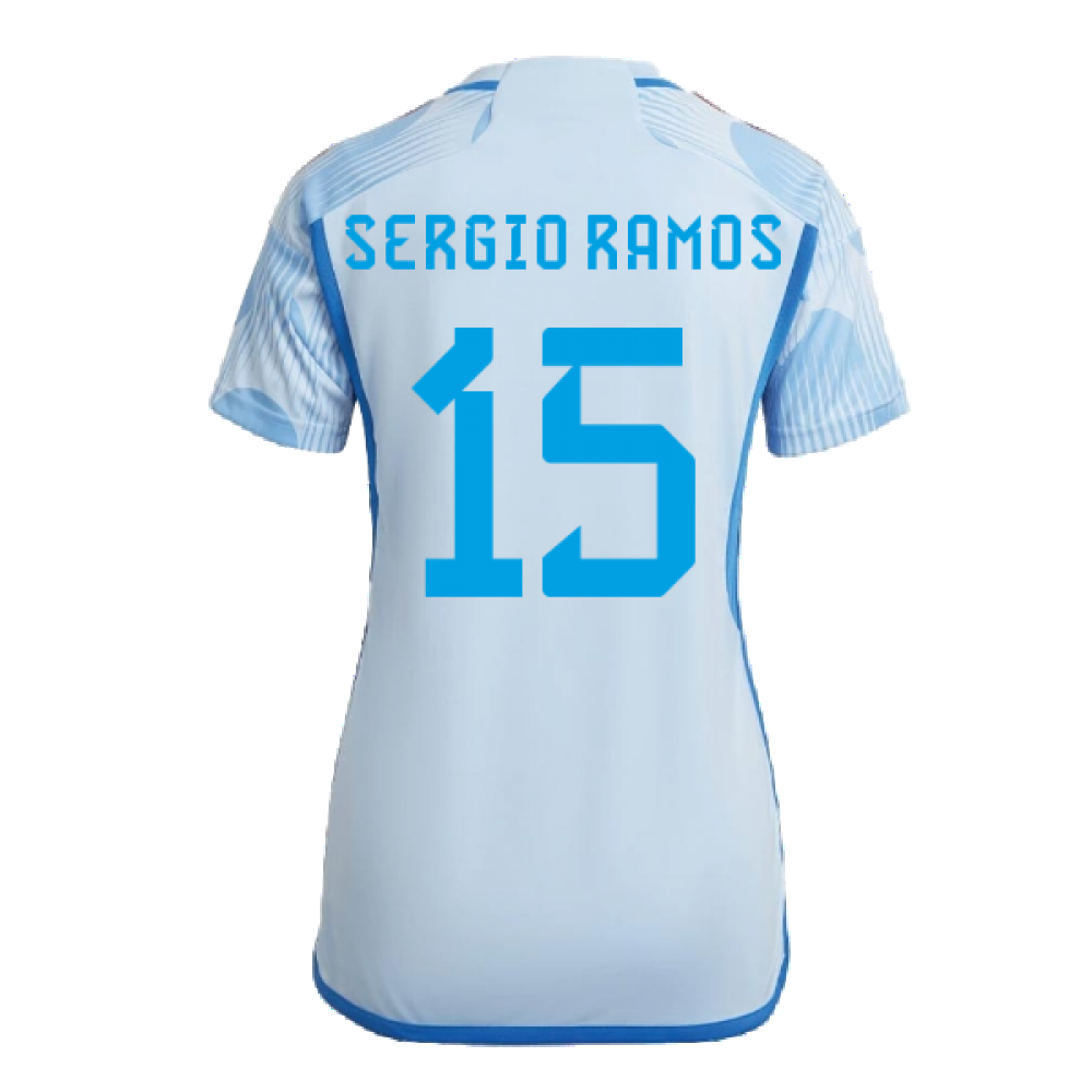 2022-2023 Spain Away Shirt (Ladies) (SERGIO RAMOS 15)