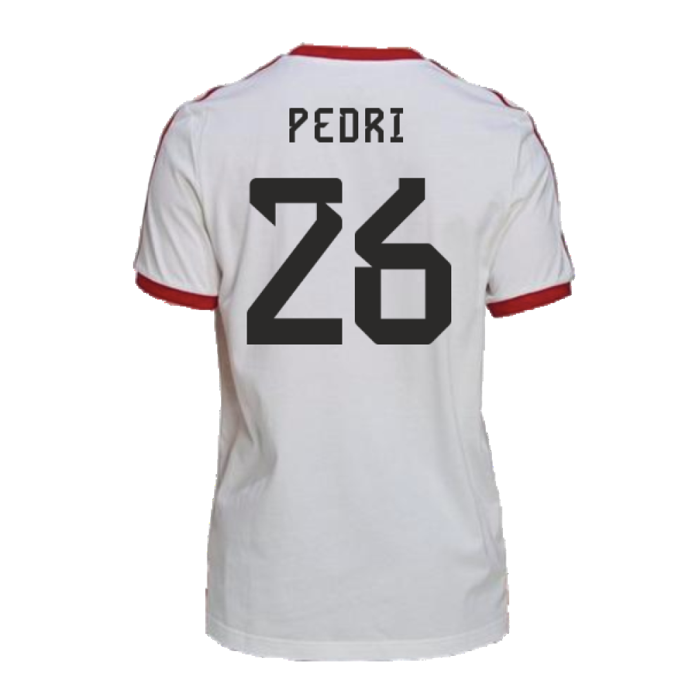 2022-2023 Spain DNA 3S Tee (White) (Pedri 26)