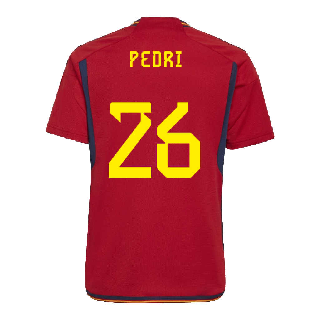 2022-2023 Spain Home Shirt (Kids) (Pedri 26)