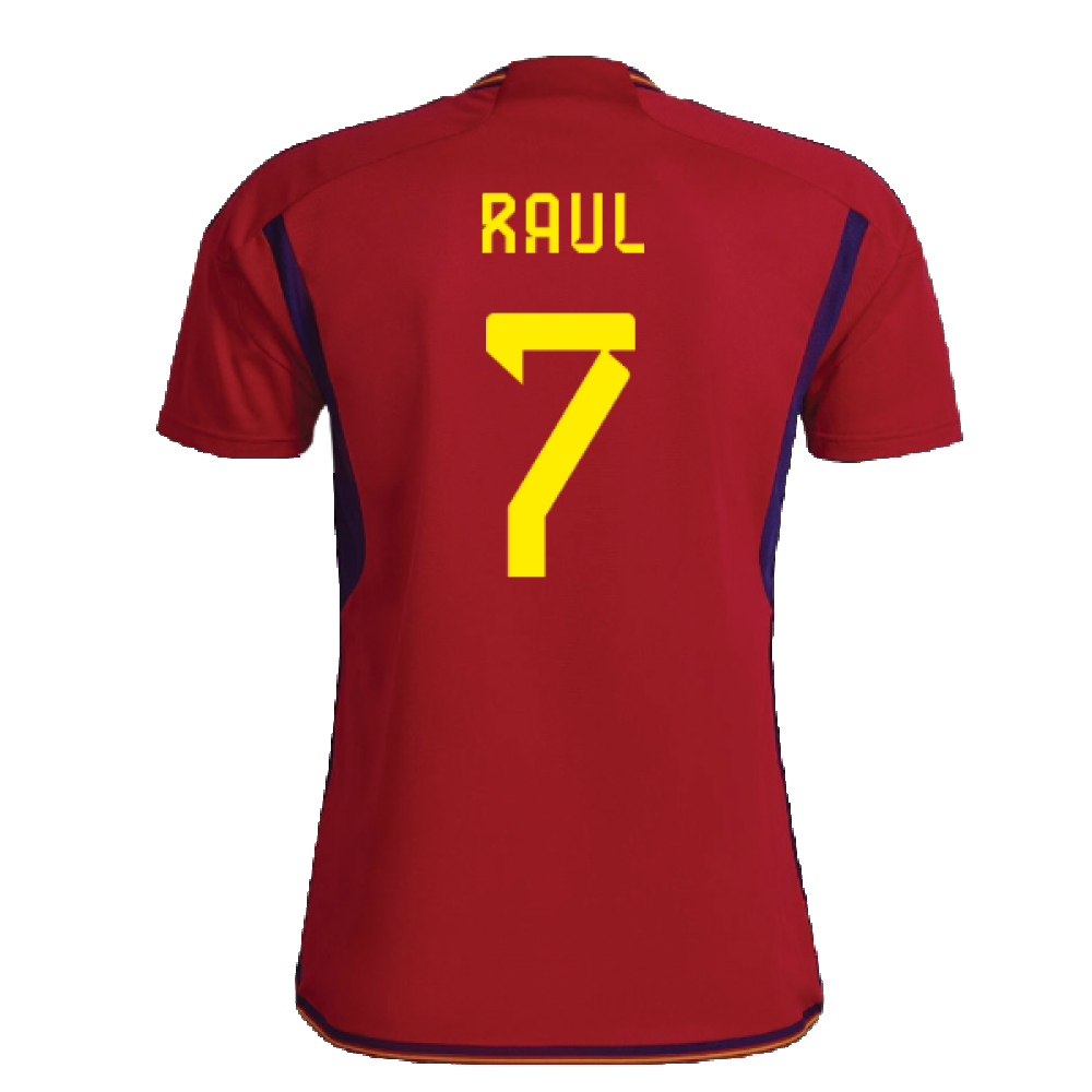 2022-2023 Spain Home Shirt (RAUL 7)