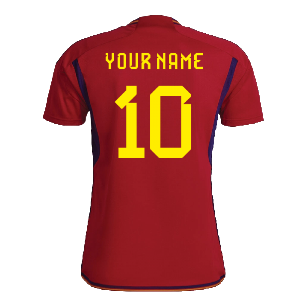 2022-2023 Spain Home Shirt (Your Name)