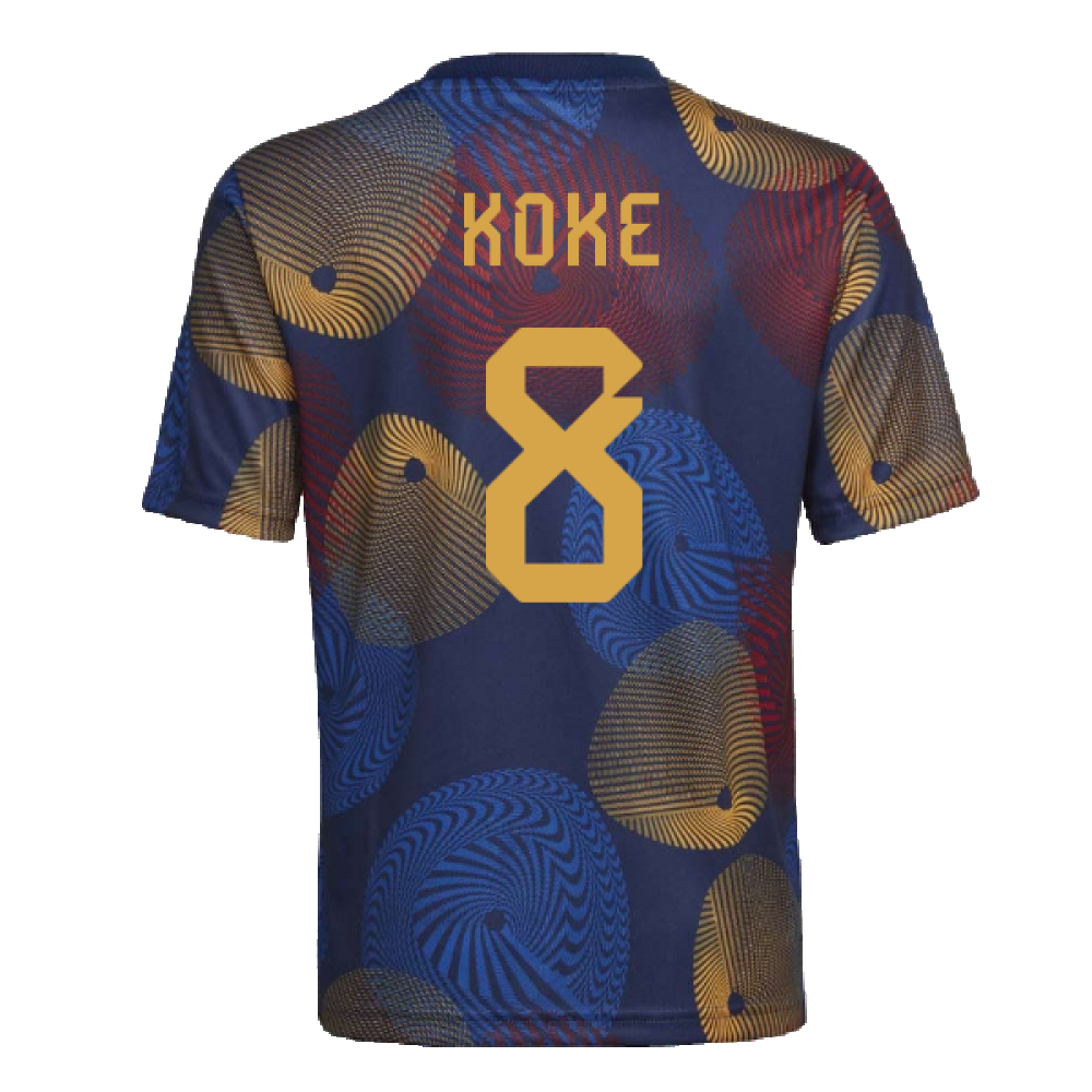 2022-2023 Spain Pre-Match Shirt (Kids) (KOKE 8)