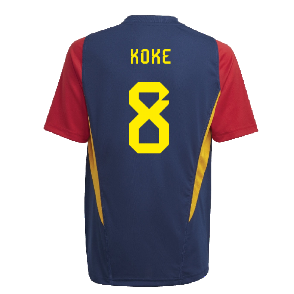 2022-2023 Spain Training Jersey (Navy) - Kids (KOKE 8)