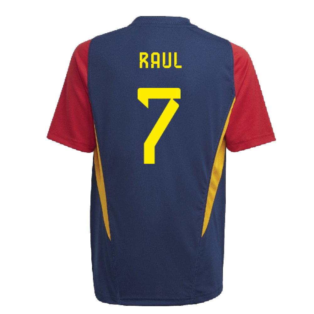 2022-2023 Spain Training Jersey (Navy) - Kids (RAUL 7)