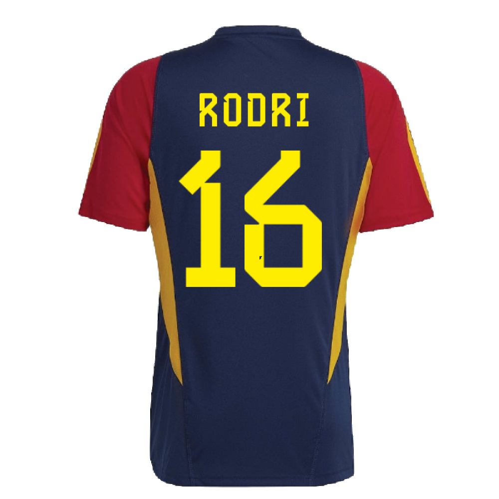 2022-2023 Spain Training Jersey (Navy) (RODRI 16)