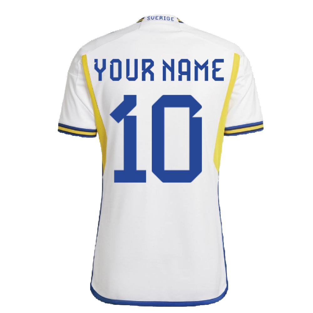 2022-2023 Sweden Away Shirt (Your Name)