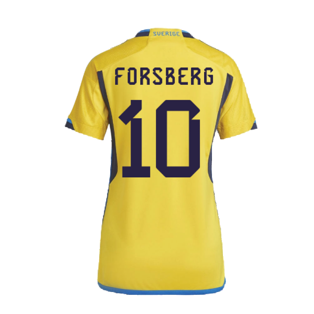 2022-2023 Sweden Home Shirt (Ladies) (FORSBERG 10)