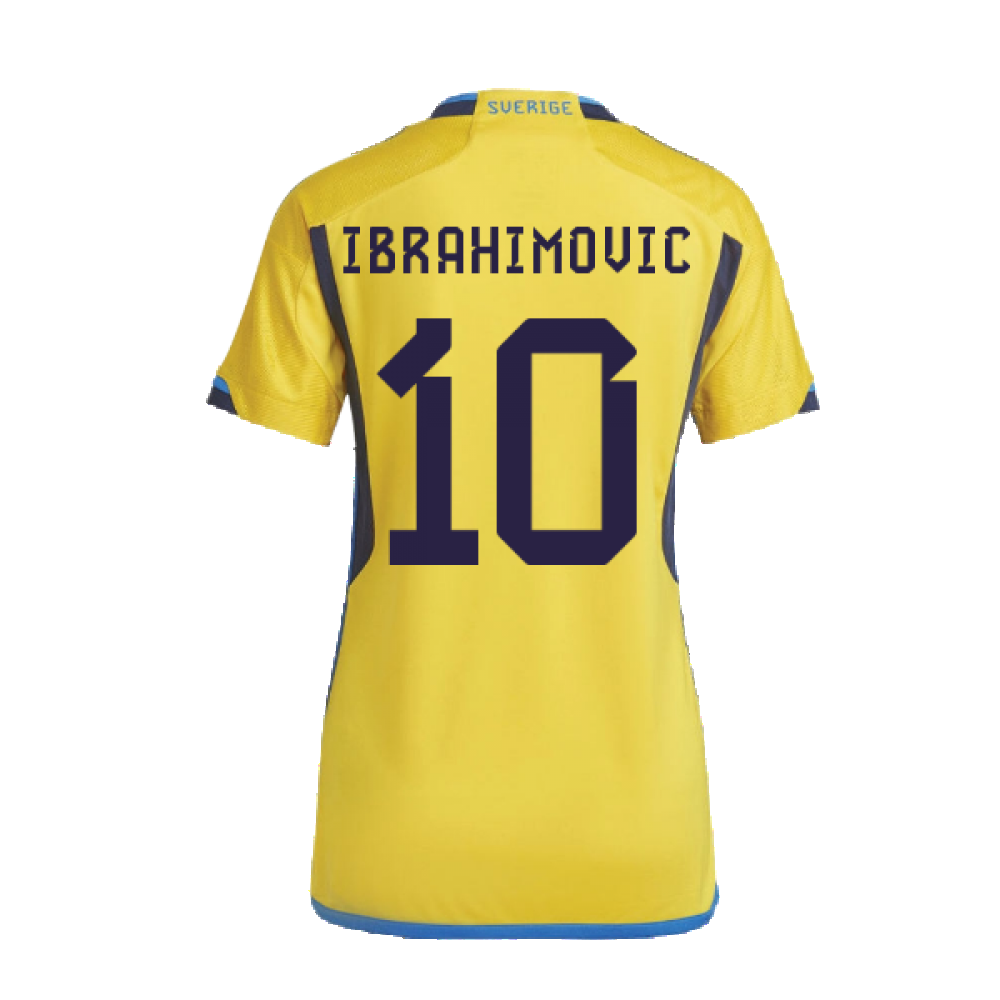 2022-2023 Sweden Home Shirt (Ladies) (IBRAHIMOVIC 10)