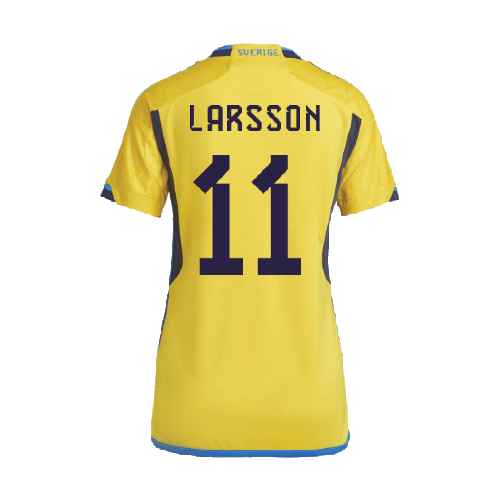 2022-2023 Sweden Home Shirt (Ladies) (LARSSON 11)