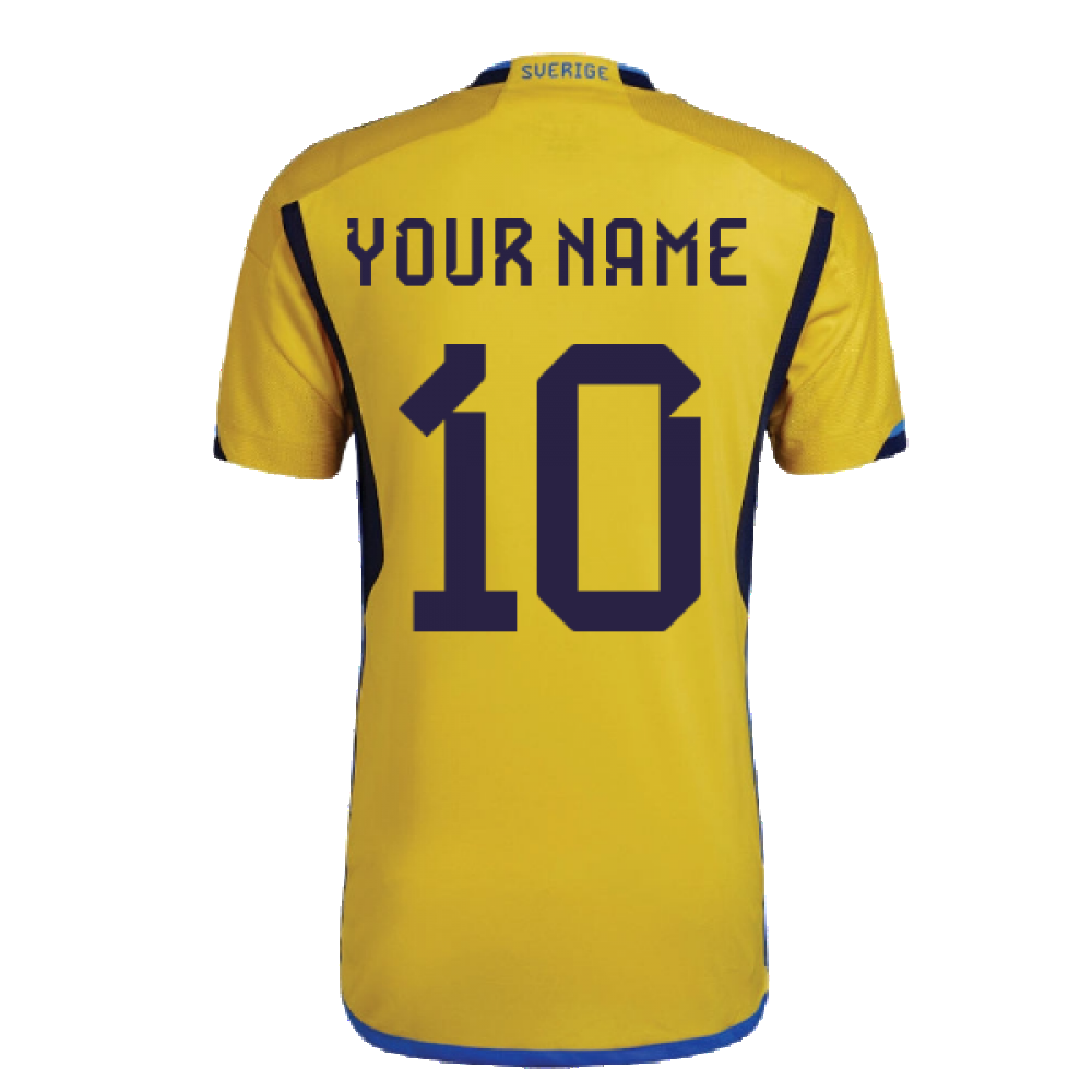 2022-2023 Sweden Home Shirt (Your Name)