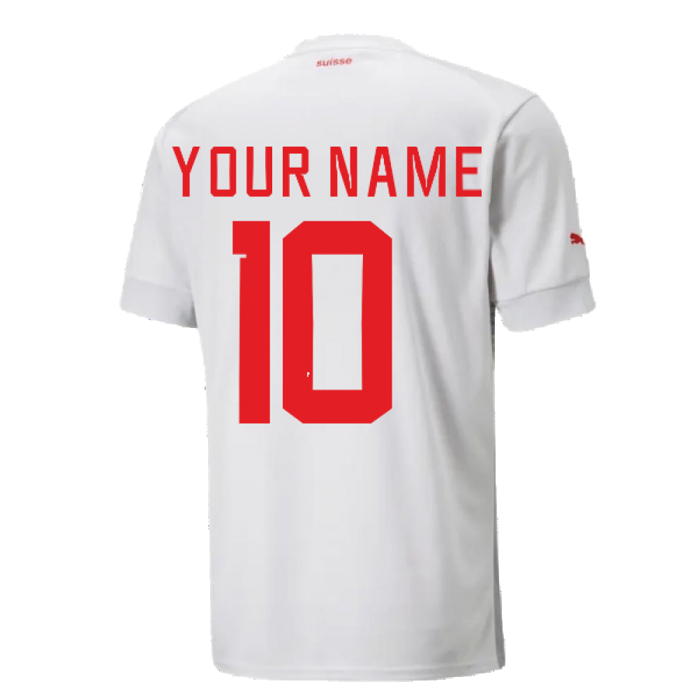 2022-2023 Switzerland Away Shirt (Your Name)