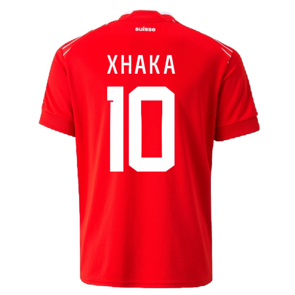 2022-2023 Switzerland Home Shirt (Kids) (Xhaka 10)