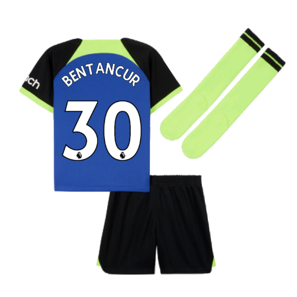 2022-2023 Tottenham Away Mini Kit (BENTANCUR 30)