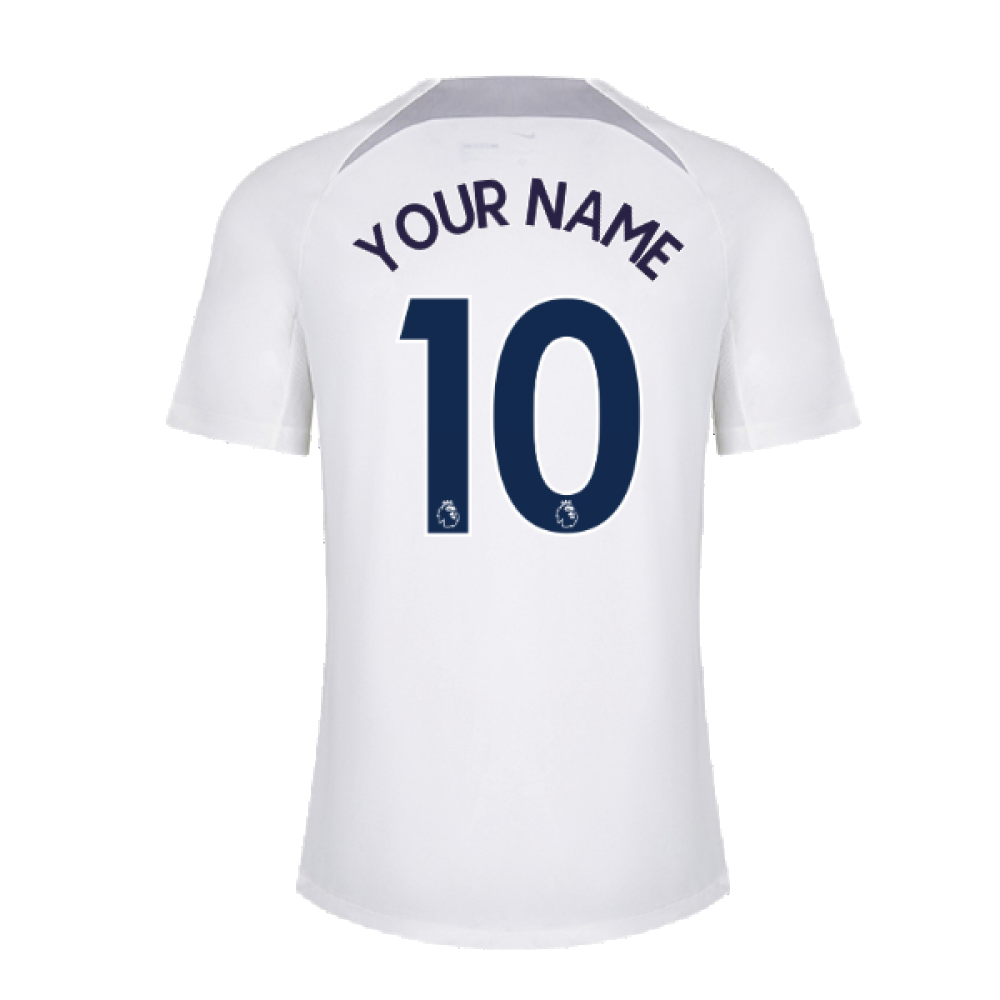 2022-2023 Tottenham CL Training Shirt (Salt) (Your Name)