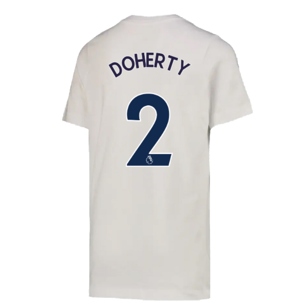 2022-2023 Tottenham Crest Tee (White) - Kids (DOHERTY 2)