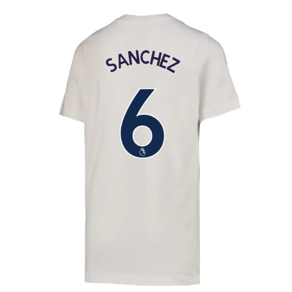 2022-2023 Tottenham Crest Tee (White) - Kids (SANCHEZ 6)