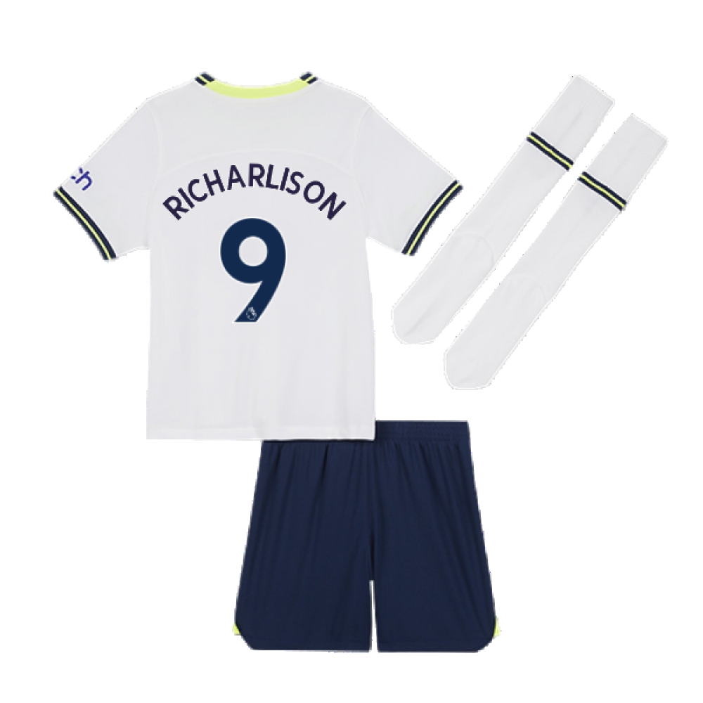 2022-2023 Tottenham Little Boys Home Mini Kit (RICHARLISON 9)