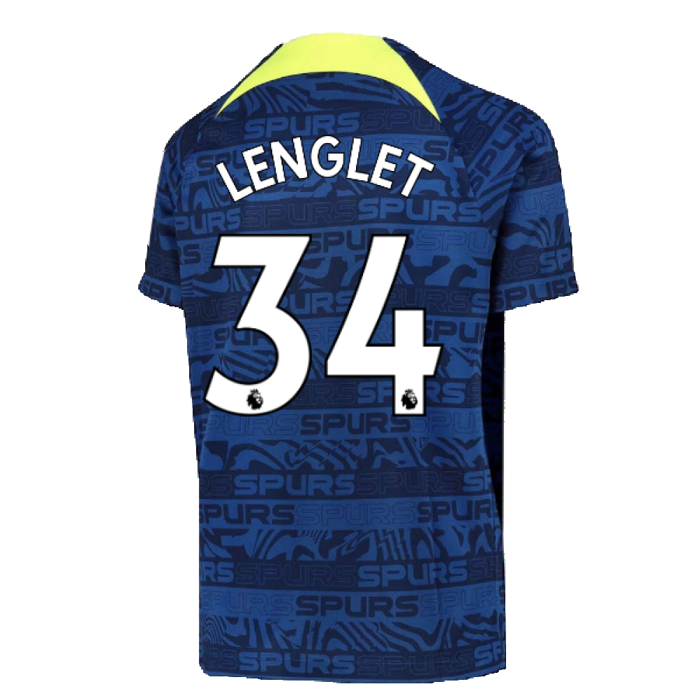 2022-2023 Tottenham Pre-Match Training Shirt (Indigo) (LENGLET 34)