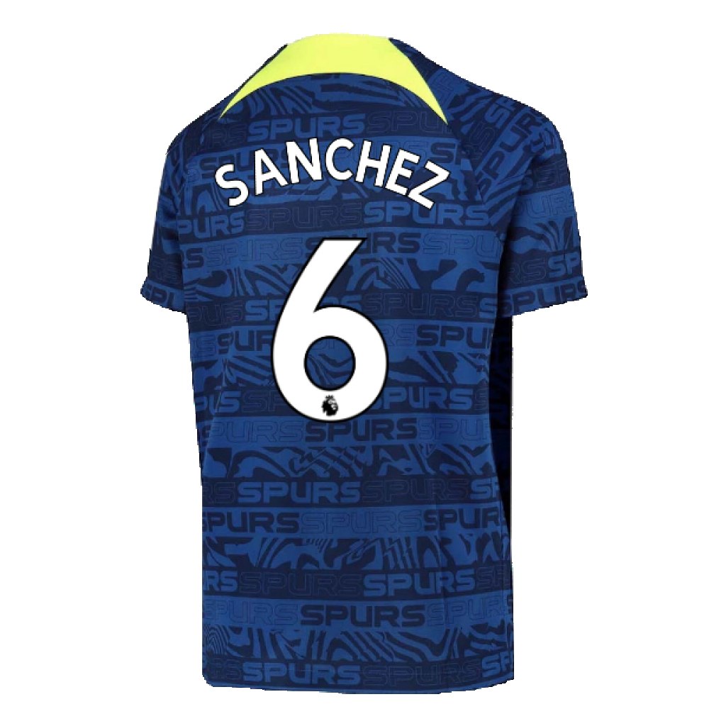 2022-2023 Tottenham Pre-Match Training Shirt (Indigo) (SANCHEZ 6)