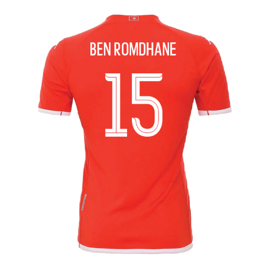 2022-2023 Tunisia Home Shirt (BEN ROMDHANE 15)