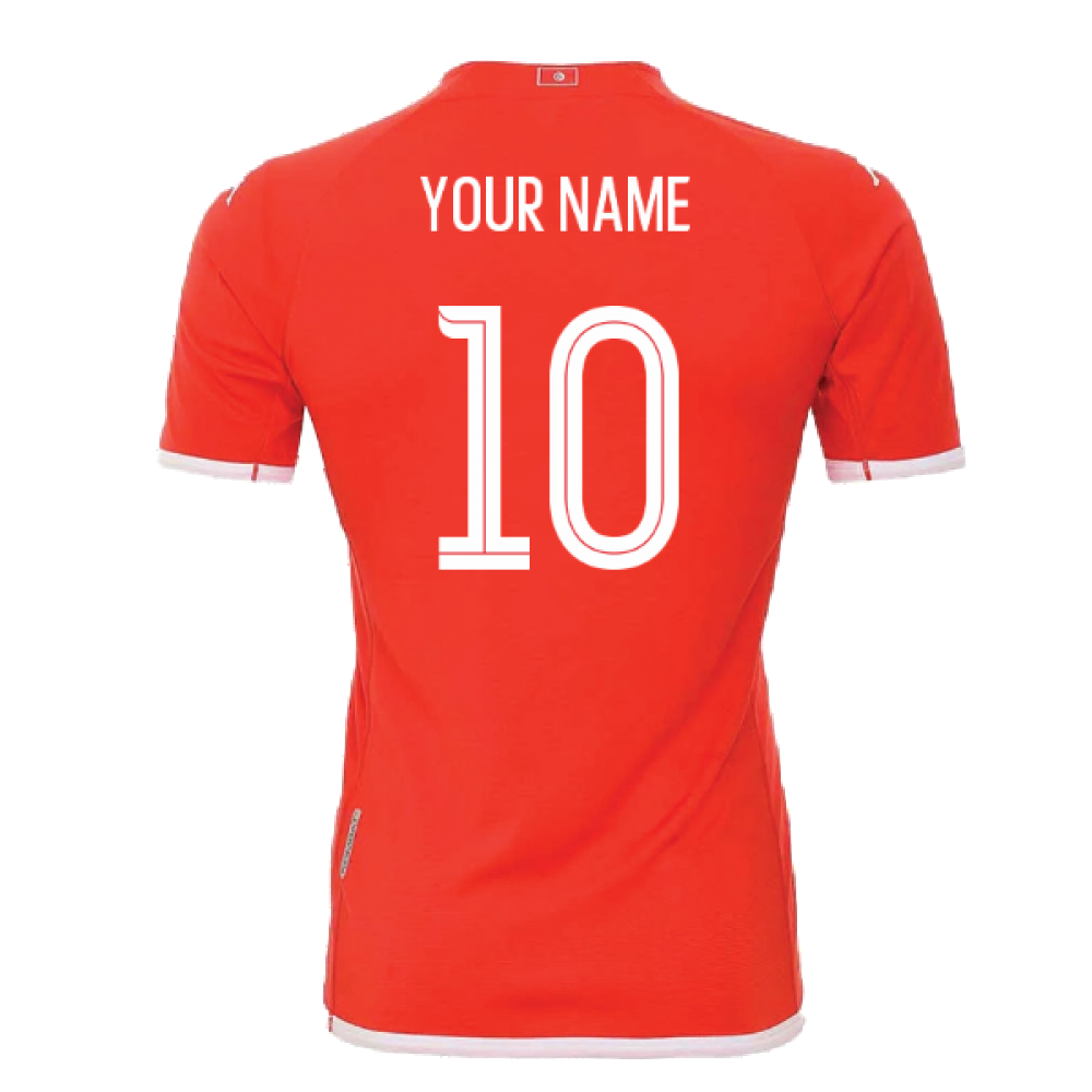 2022-2023 Tunisia Home Shirt (Your Name)