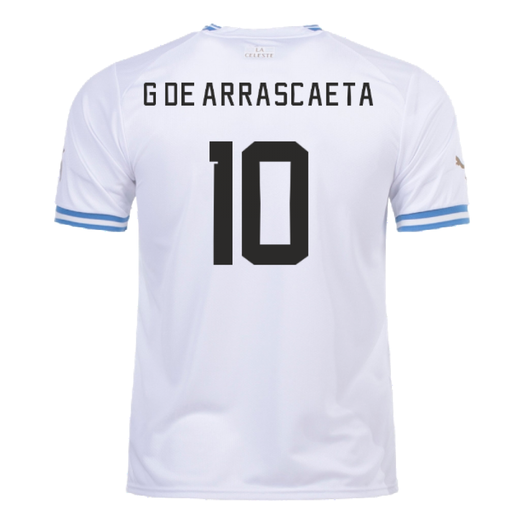 2022-2023 Uruguay Away Shirt (G De Arrascaeta 10)