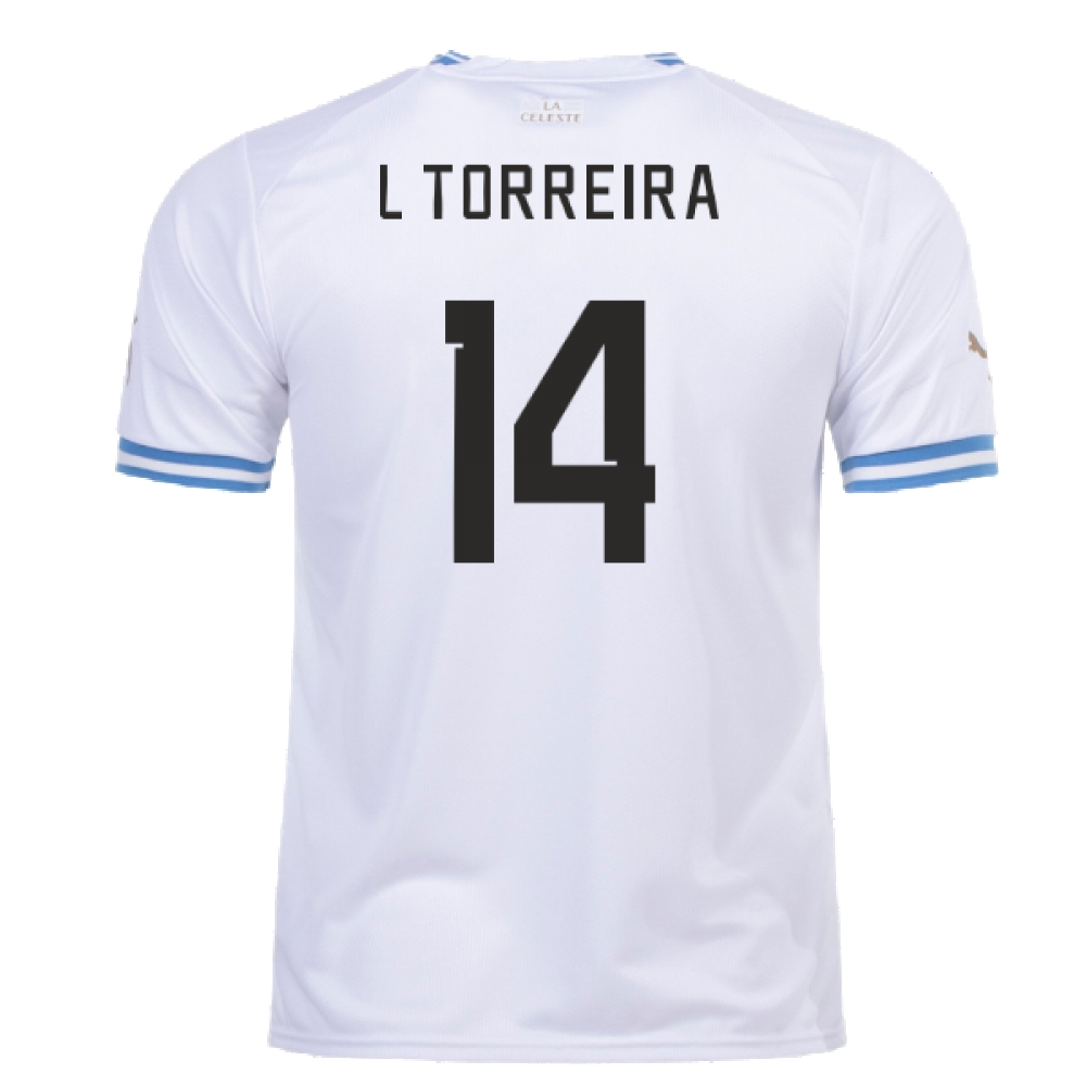 2022-2023 Uruguay Away Shirt (L Torreira 14)