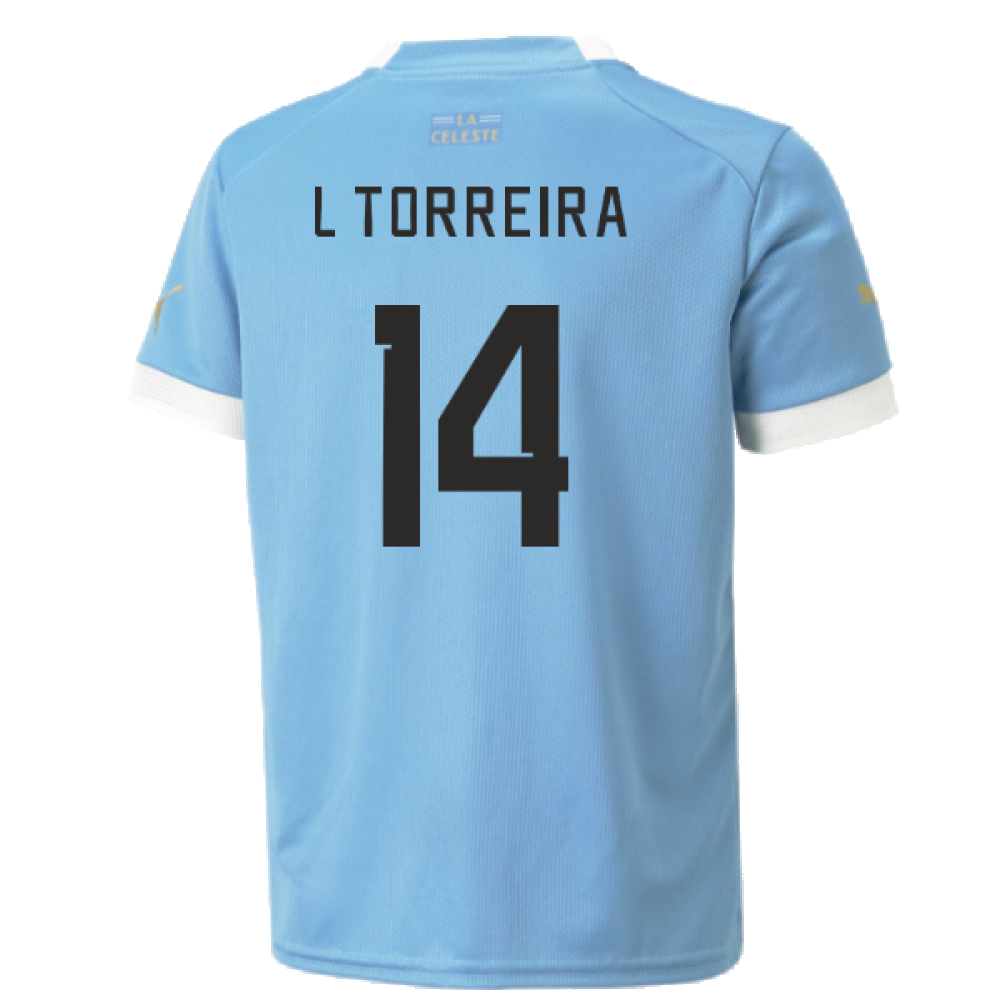 2022-2023 Uruguay Home Shirt (L Torreira 14)