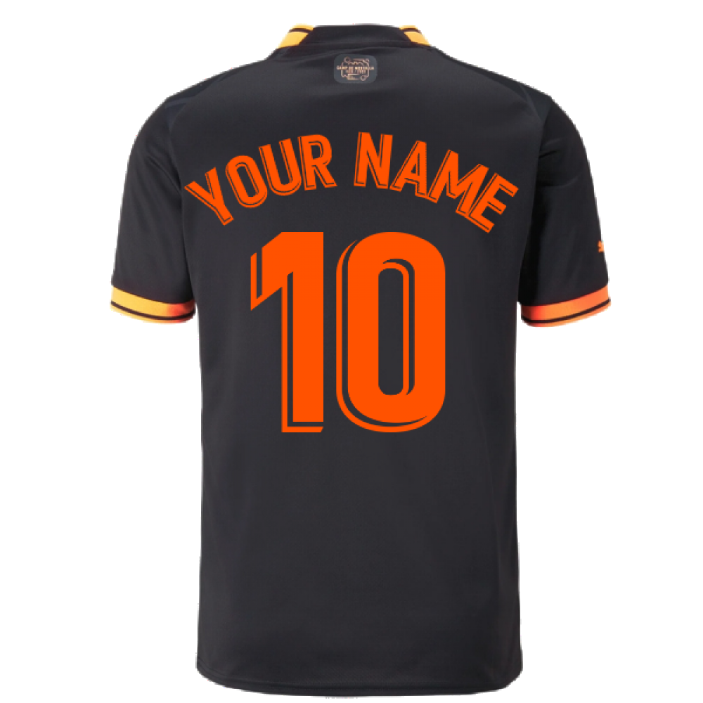 2022-2023 Valencia Away Shirt (Your Name)