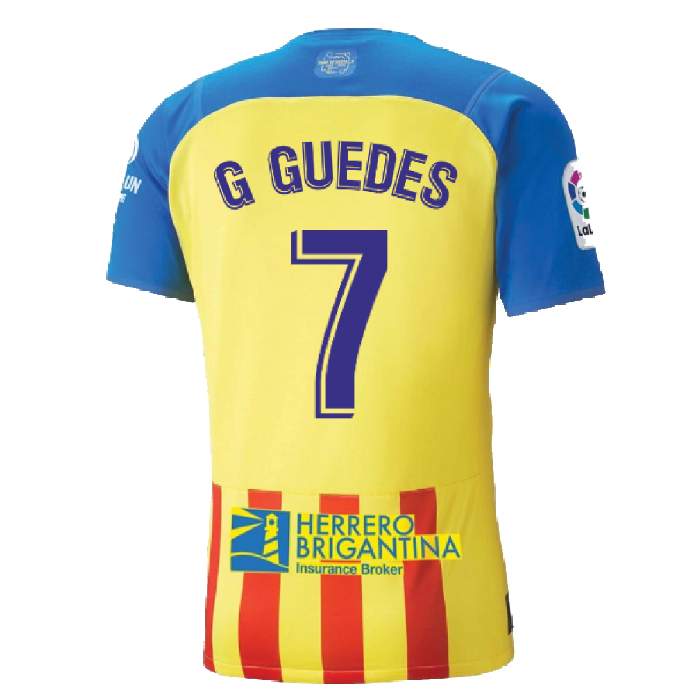 2022-2023 Valencia Third Shirt (G GUEDES 7)