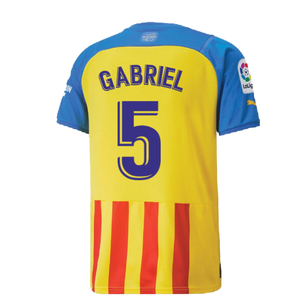 2022-2023 Valencia Third Shirt (Kids) (GABRIEL 5)