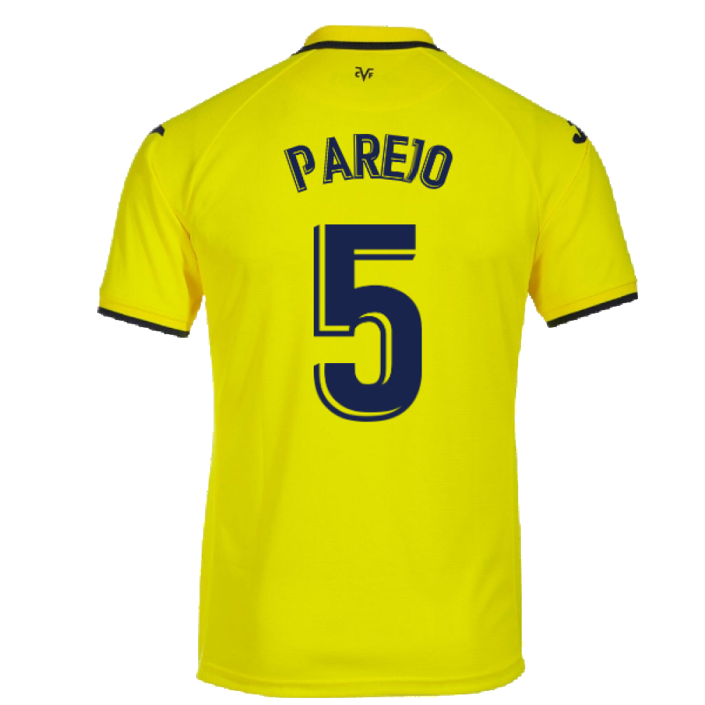 2022-2023 Villarreal Home Shirt (Kids) (PAREJO 5)