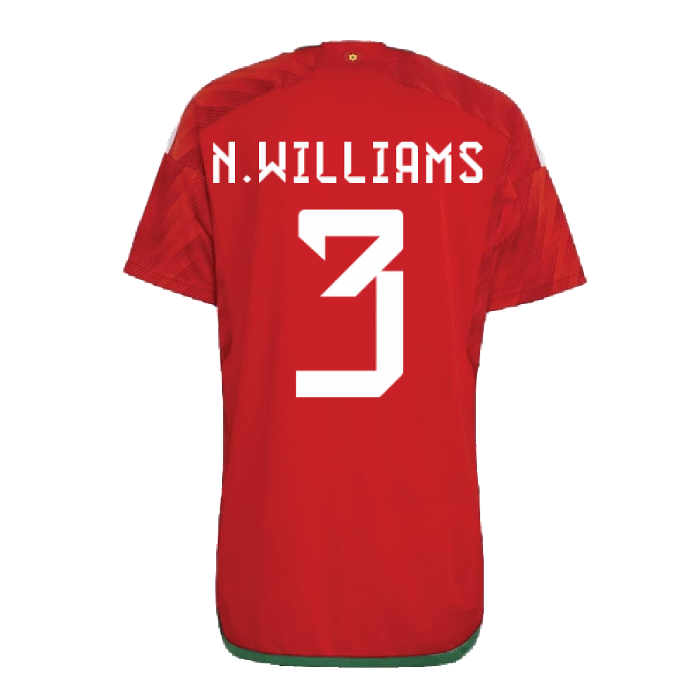 2022-2023 Wales Home Shirt (N.WILLIAMS 3)