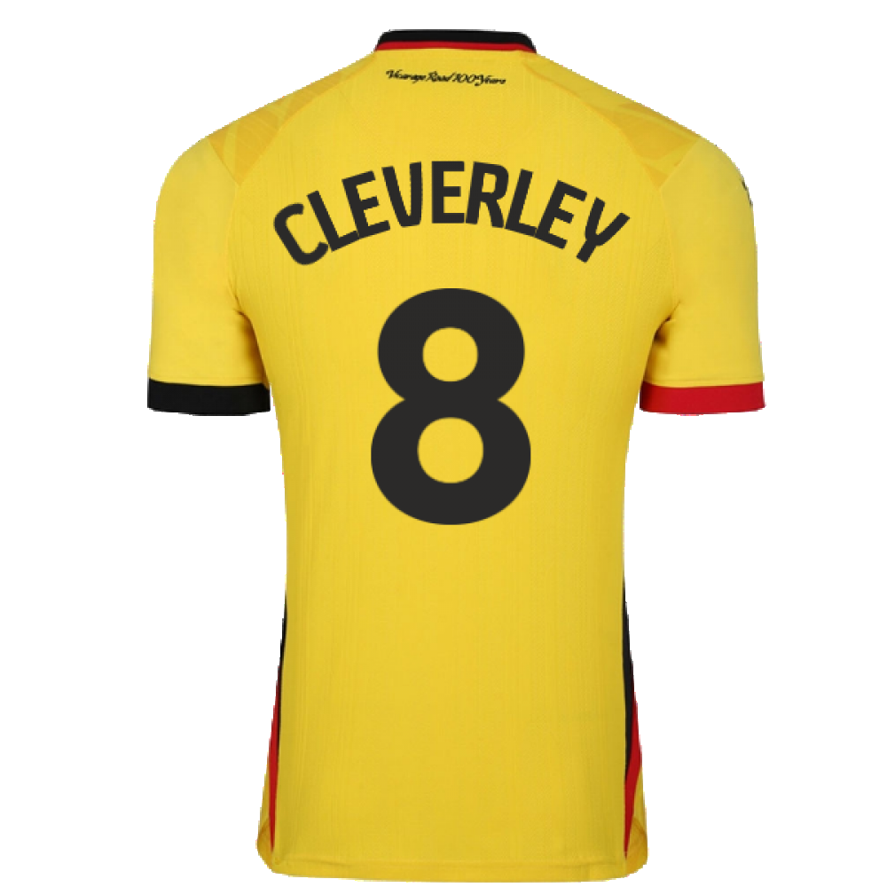 2022-2023 Watford Home Shirt (CLEVERLEY 8)