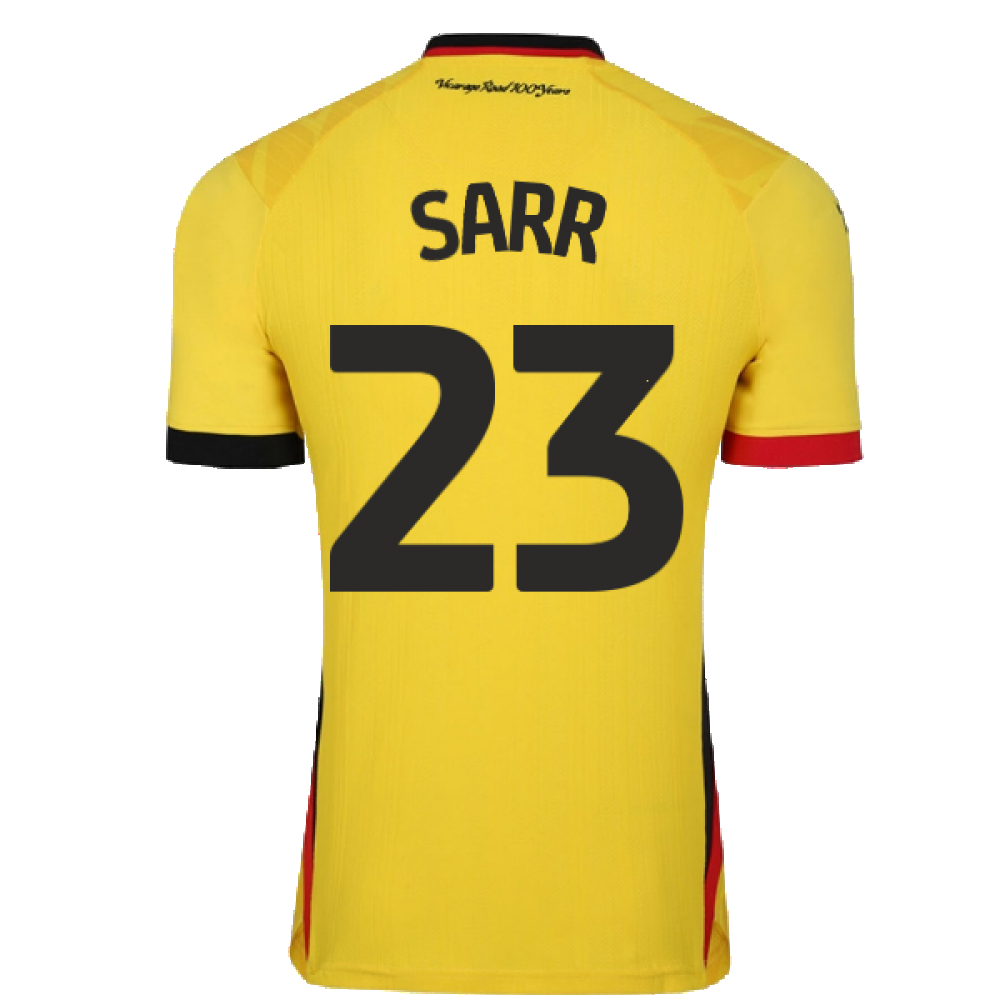 2022-2023 Watford Home Shirt (SARR 23)