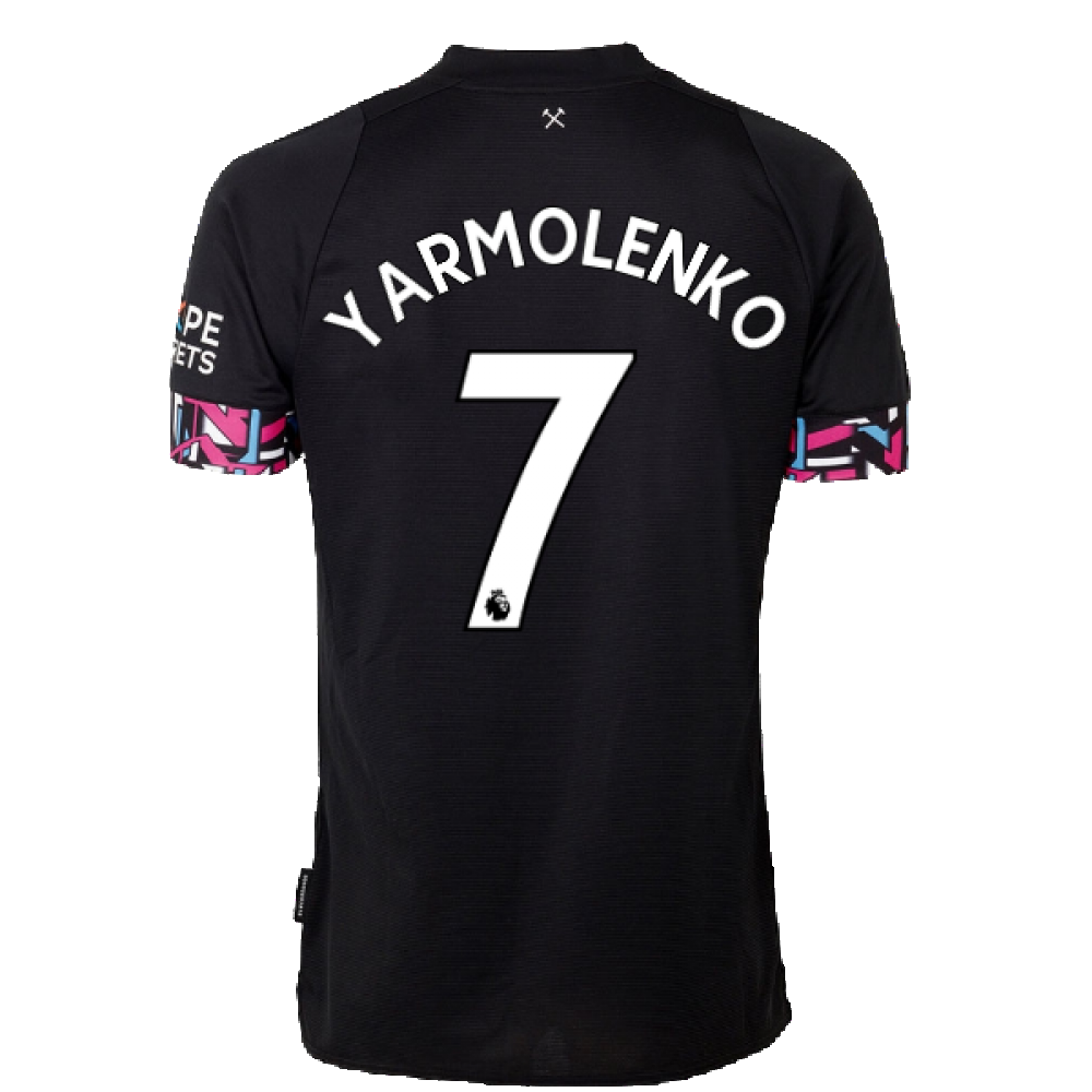 2022-2023 West Ham Away Shirt (Kids) (YARMOLENKO 7)