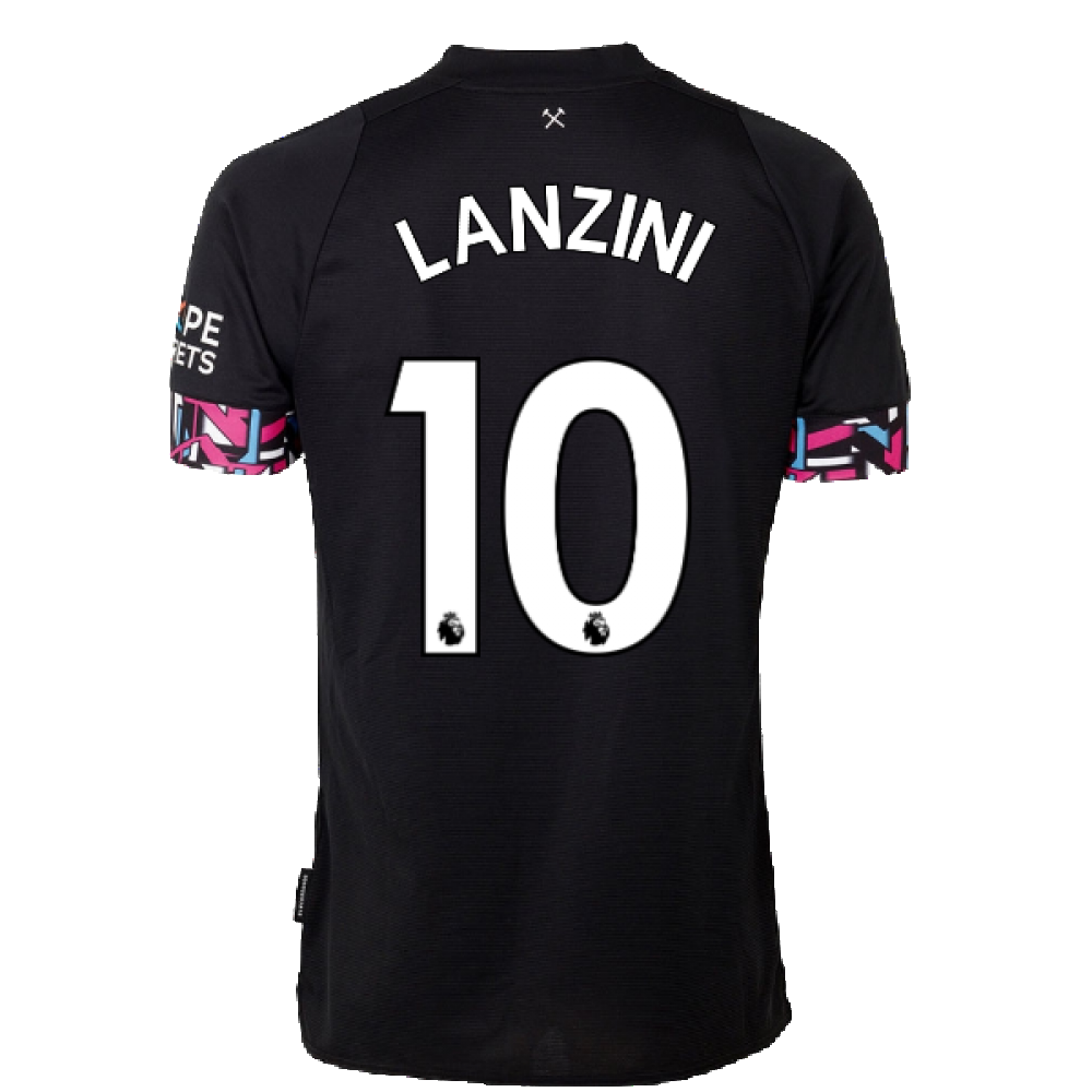 2022-2023 West Ham Away Shirt (LANZINI 10)