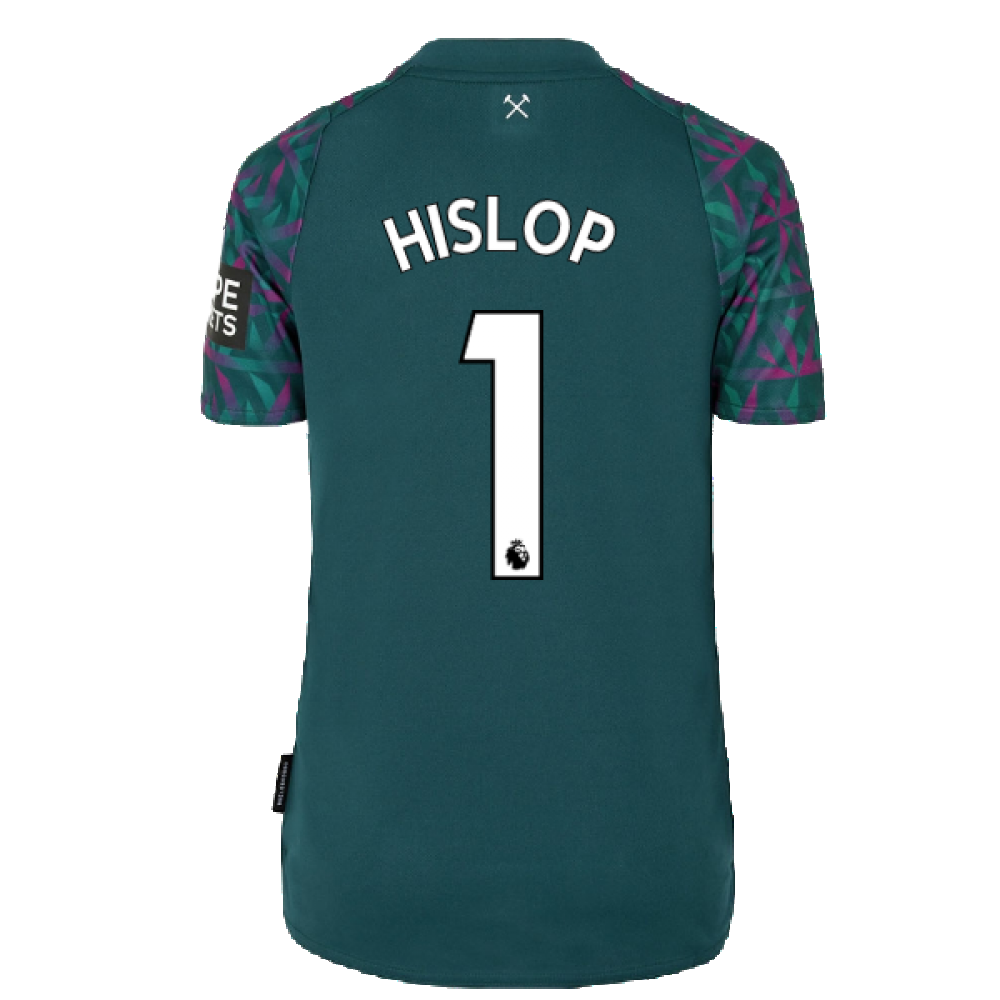 2022-2023 West Ham Home Goalkeeper Shirt (Kids) (HISLOP 1)