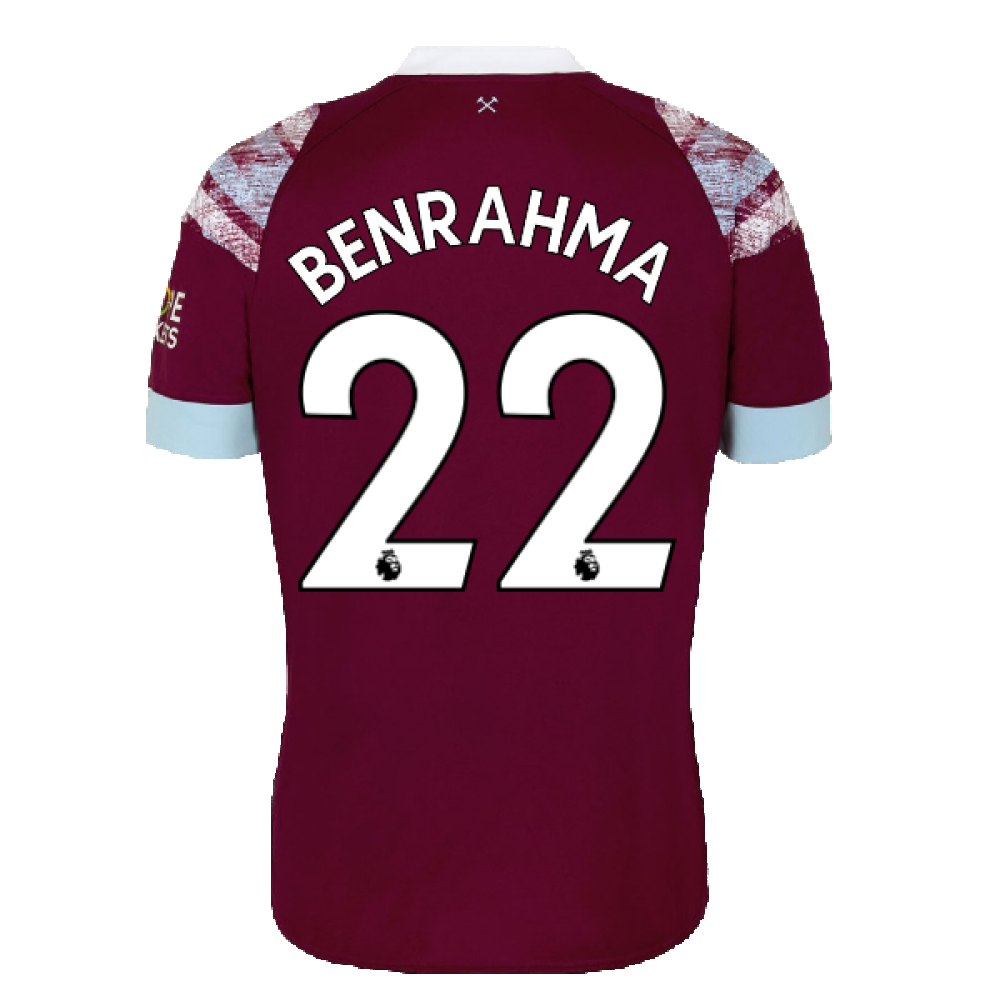 2022-2023 West Ham Home Shirt (BENRAHMA 22)