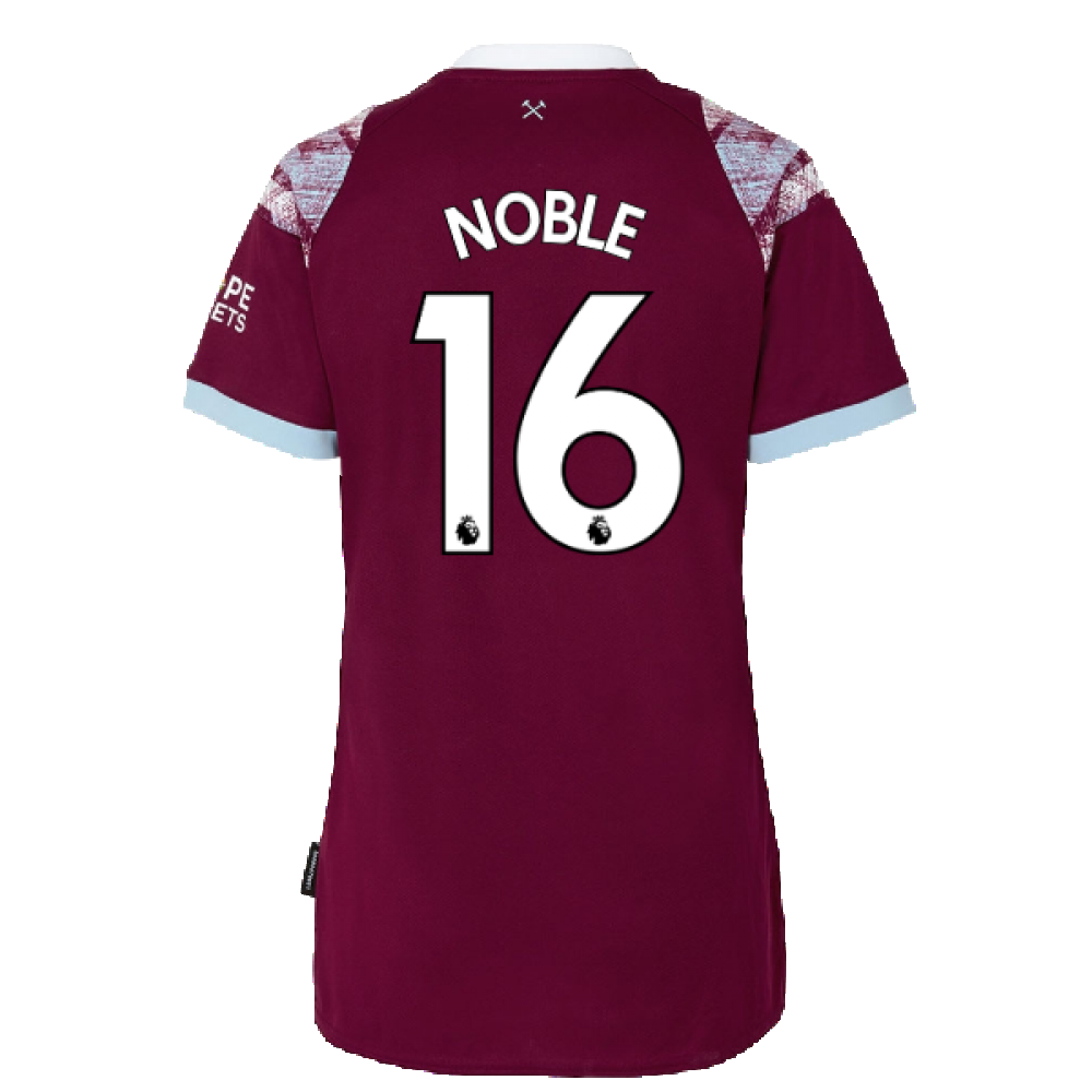 2022-2023 West Ham Home Shirt (Ladies) (NOBLE 16)