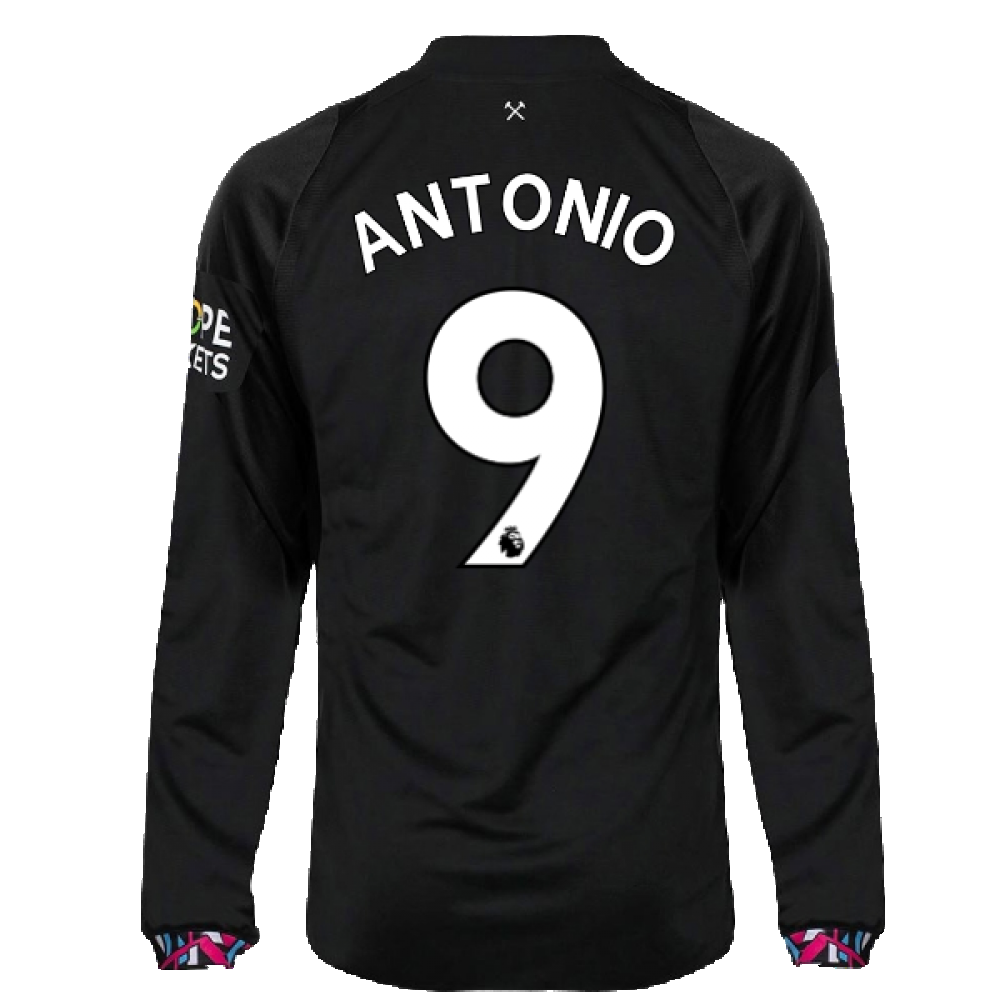 2022-2023 West Ham Long Sleeve Away Shirt (ANTONIO 9)