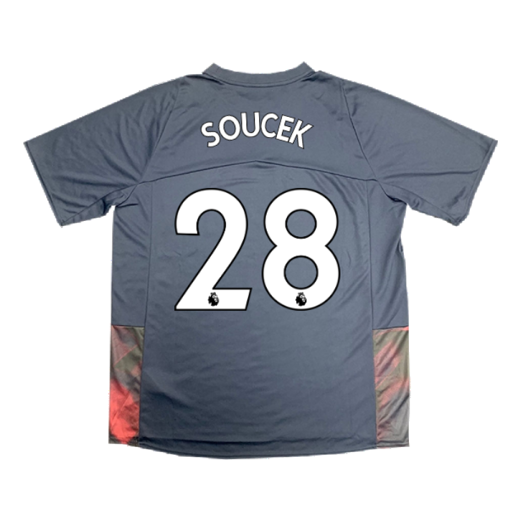 2022-2023 West Ham Training Jersey (S) - Blue Glow (SOUCEK 28)