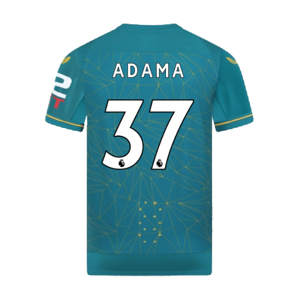 2022-2023 Wolves Away Pro Jersey (ADAMA 37)