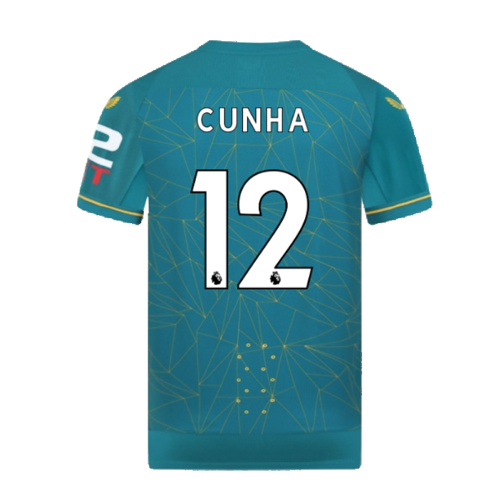 2022-2023 Wolves Away Pro Jersey (Cunha 12)