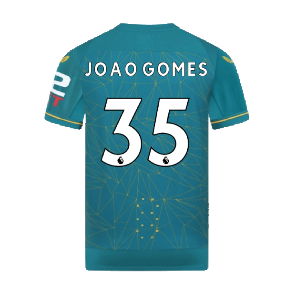 2022-2023 Wolves Away Pro Jersey (Joao Gomes 35)