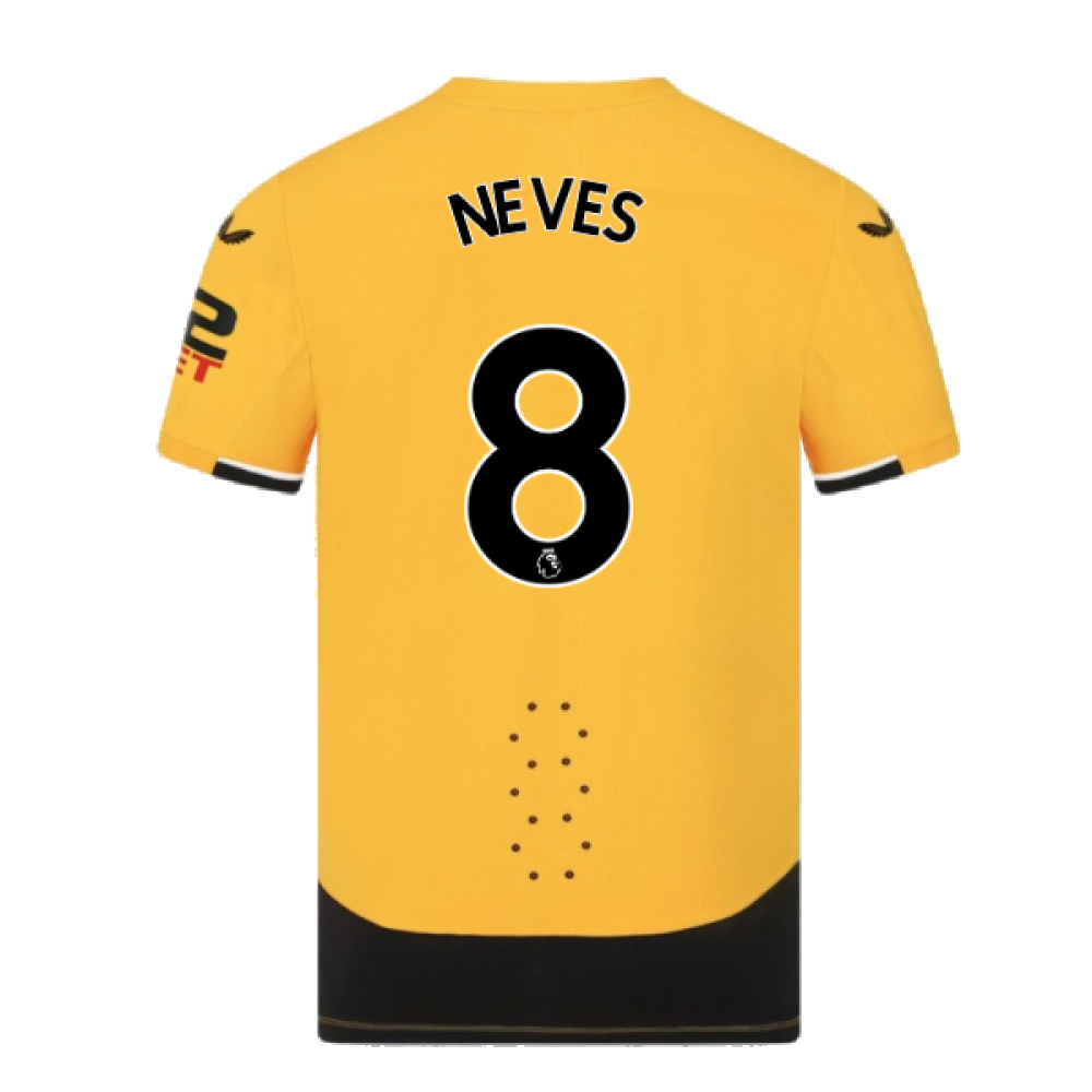 2022-2023 Wolves Home Pro Jersey (NEVES 8)