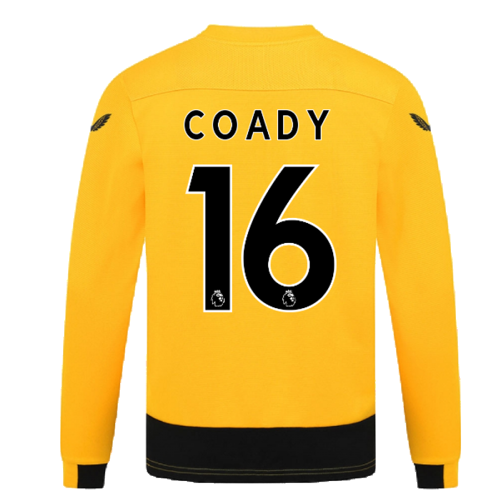 2022-2023 Wolves Long Sleeve Home Shirt (Kids) (COADY 16)