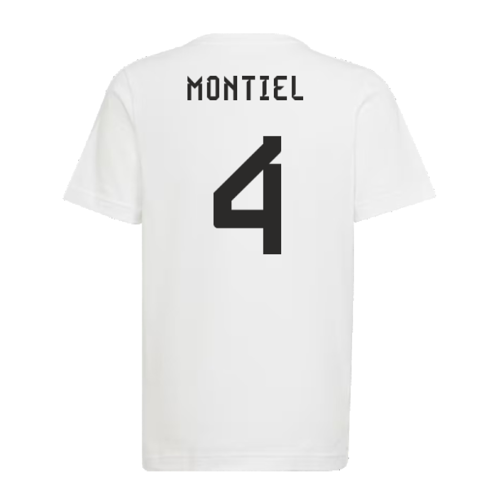 2022 Argentina World Cup Winners Tee (White) (MONTIEL 4)